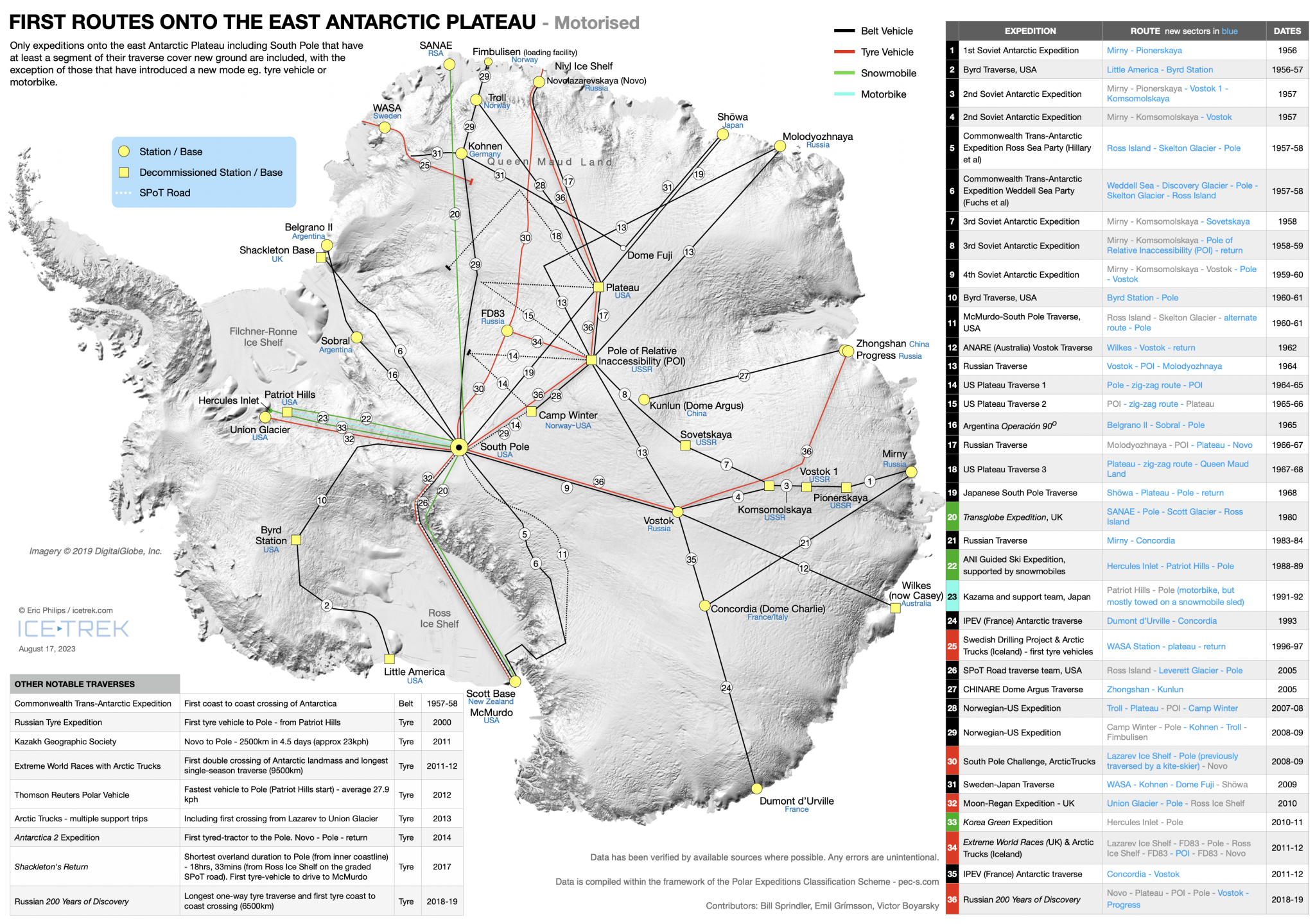 antarctic plateau map