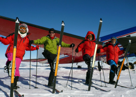 Icetrek Flexi Plateau Ski Bindings Antarctica Basler