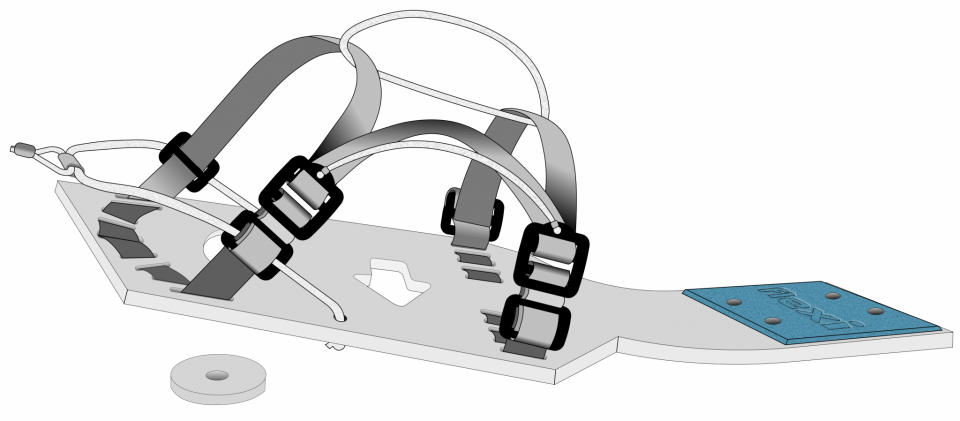 Flexi Plateau Flexed with Mounting Plate Reversed