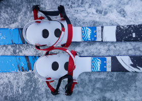 Icetrek Flexi Ski Bindings Arctic Ice