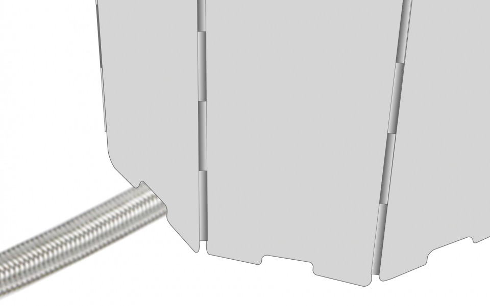 Flame Guard Fuel Line