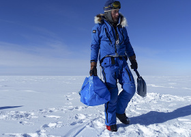 Snow bag in Antarctica