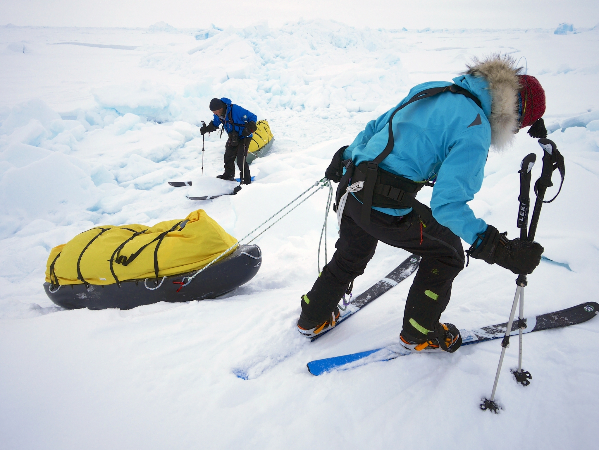 Icetrek Nilas Sled North Pole Expedition.