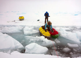 Icetrek Nilas Sled Crossing Lead