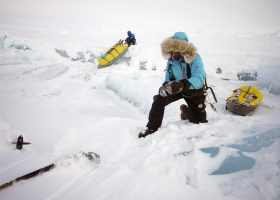 Icetrek Nilas Sled Pressure Ice