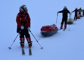 Icetrek Flexi Sinch Ski Bindings Svalbard Expedition