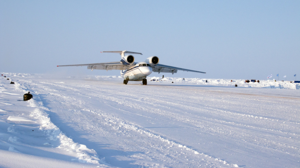 Barneo Ice Camp Antonov 74 Landing
