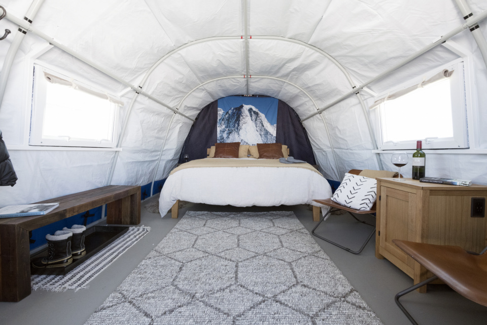 3 G tent interior Christopher Michel ALE