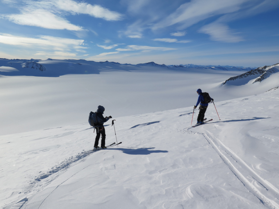 Skiing Above Three Glaciers David Hamilton ALE