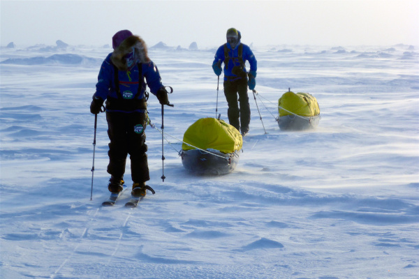 Icetrek North Pole Skiers