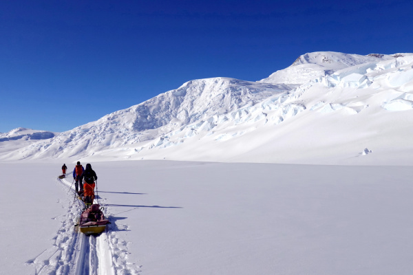 Icetrek Antarctica Axel Heiberg Glacier to South Pole skiing by Akshay Nanavati